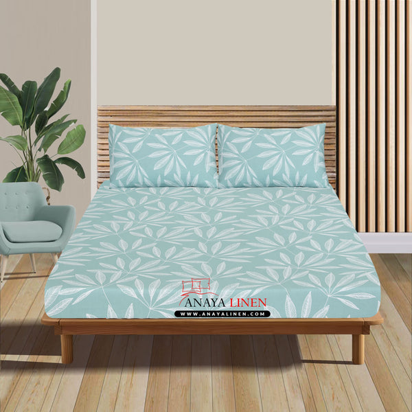 Aqua Breeze - Cotton Fitted Sheet
