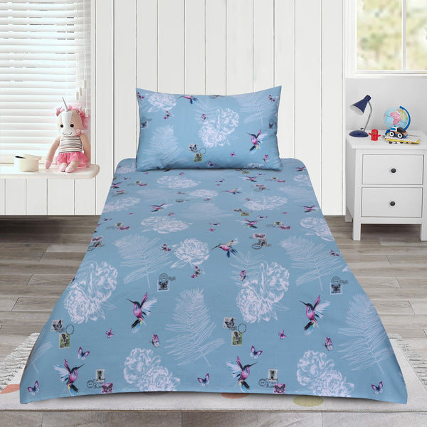Hummingbird Kids Bed Sheet