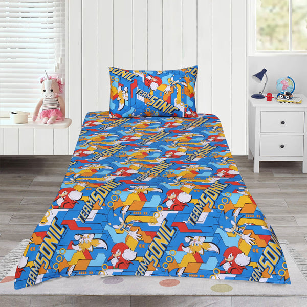 Team Sonic Gaming Bed Sheet
