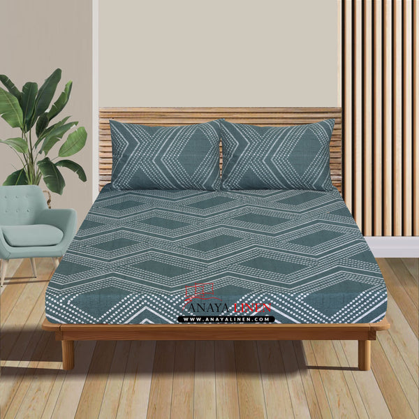 Urban Chevron - Cotton Fitted Sheet