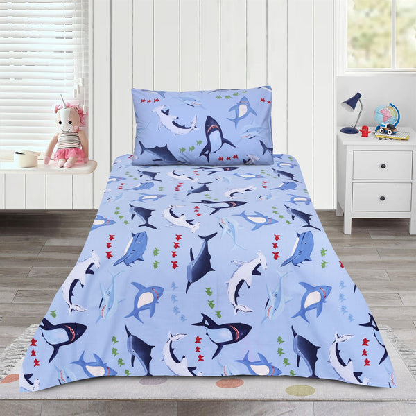 Kids Shark Bedsheet