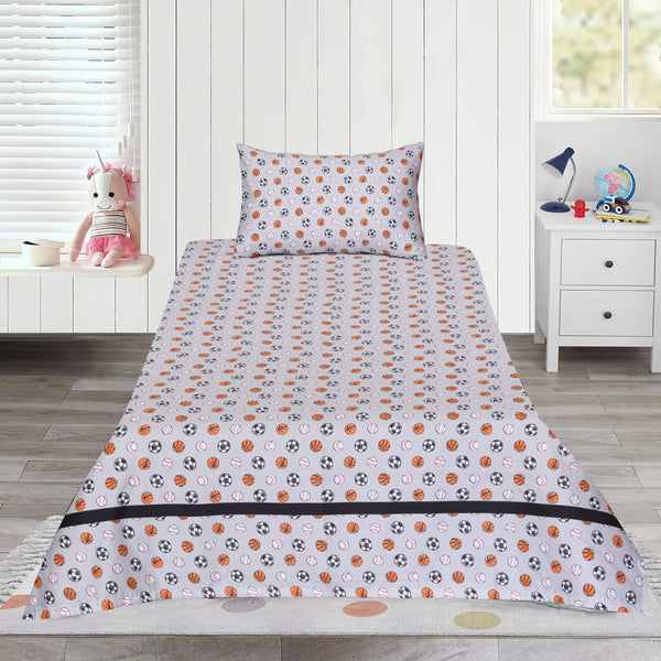 Sports Ball Kids Bedsheet