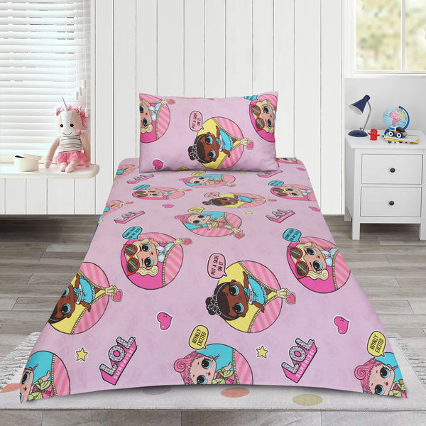 LOL Surprise Dolls Kids Cotton Bedsheet