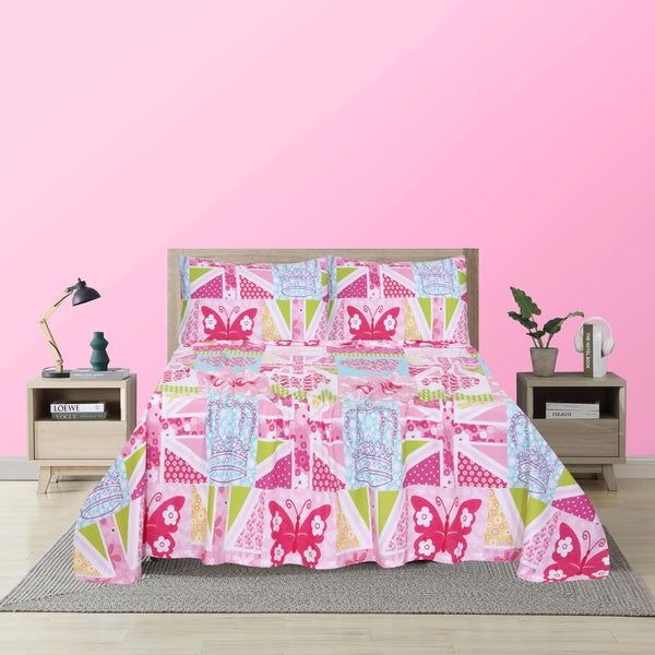Patchwork Cotton Bedsheet