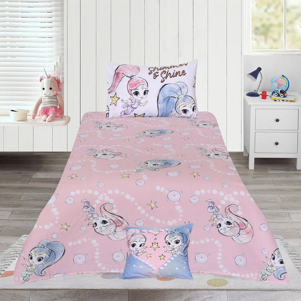 Shimmer & Shine Kids Cotton Bedsheet